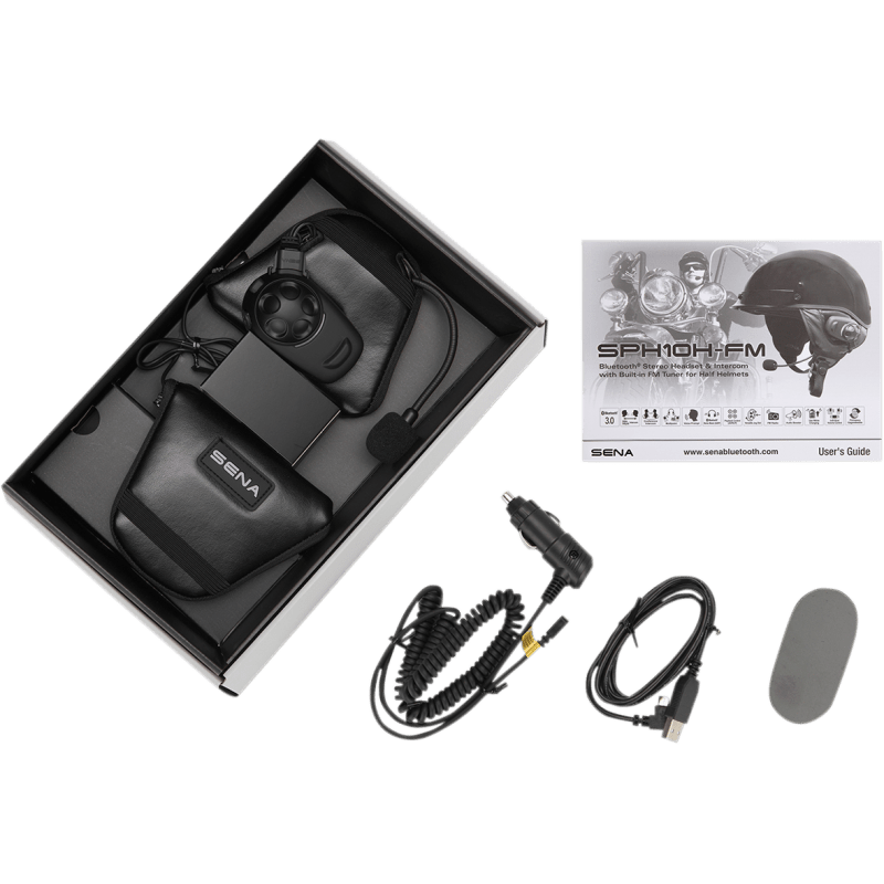 SENA SPH10H - FM - BLUETOOTH COMMUNICATION SYSTEM WITH FM FOR HALF HELMETS (DUAL PACK) - Driven Powersports Inc.885465000839SPH10HD - FM - 01