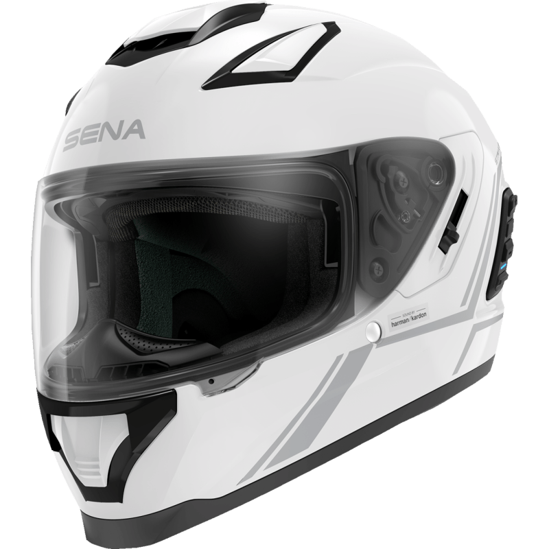 SENA STRYKER SMART FULL FACE HELMET WHITE (2XL) - DRIVEN Canada's Powersports 885465016038STRYKER - GW00S1