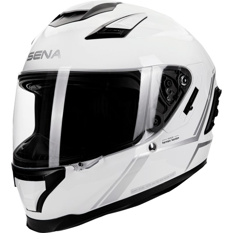 SENA STRYKER SMART FULL FACE HELMET WHITE (2XL) - DRIVEN Canada's Powersports 885465016038STRYKER - GW00S1