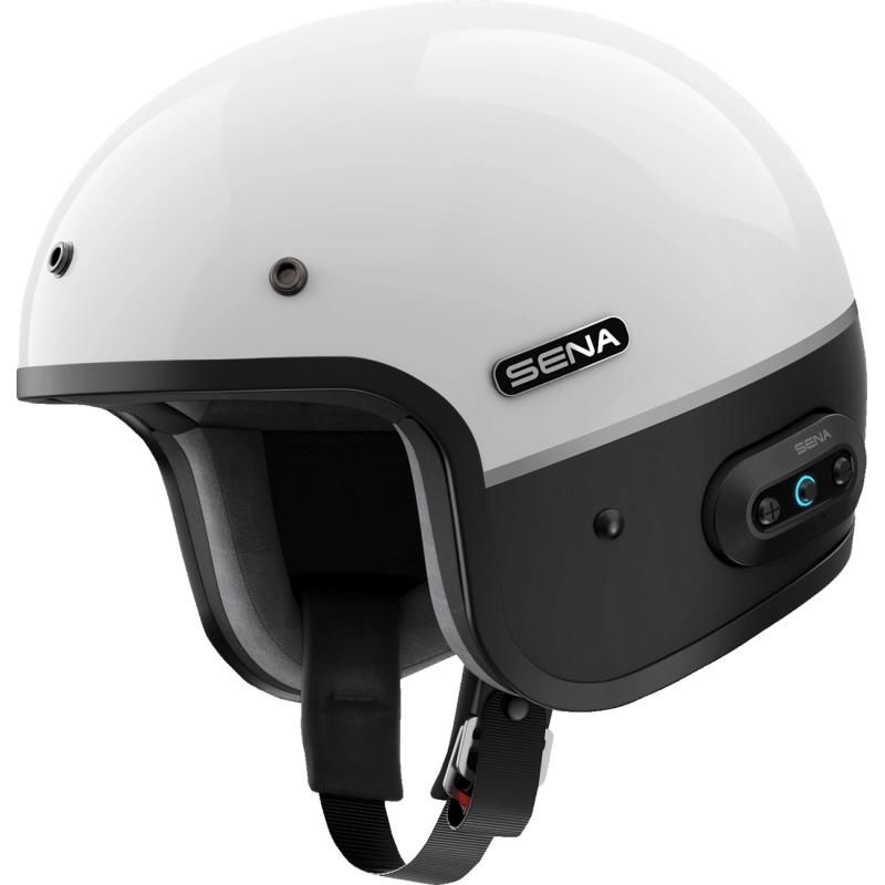 SENA SURGE OPEN - FACE MESH GLOSSY WHITE/MATTE - DRIVEN Canada's Powersports 885465021759SURGE - GWMB00S3