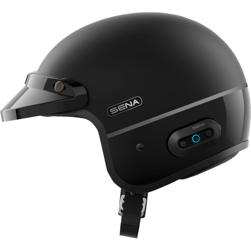 SENA SURGE OPEN - FACE MESH MATTE BLACK/GLOSSY - DRIVEN Canada's Powersports 885465021704SURGE - MBGB00S3