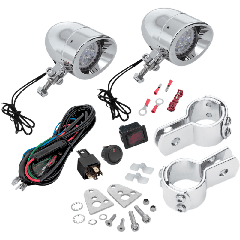 SHOW CHROME 1 1/4" HWY BAR MINI LED KIT - Driven Powersports Inc.72537897674955 - 365L