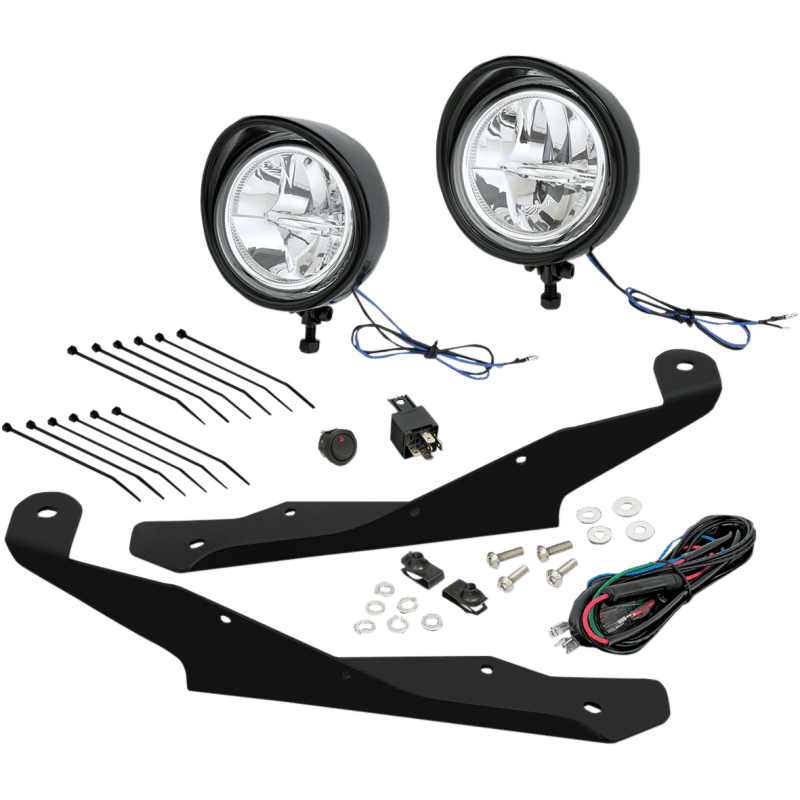 SHOW CHROME 3 1/2" FOCUS DRIVING LIGHT KIT KT - Driven Powersports Inc.72537898050041 - 402BK