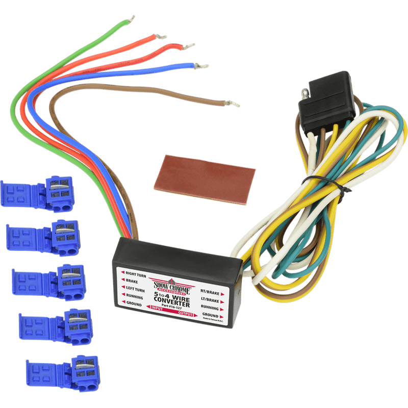 SHOW CHROME 5 - TO - 4 TRAILER WIRE CONVERTER - Driven Powersports Inc.72537897924516 - 127