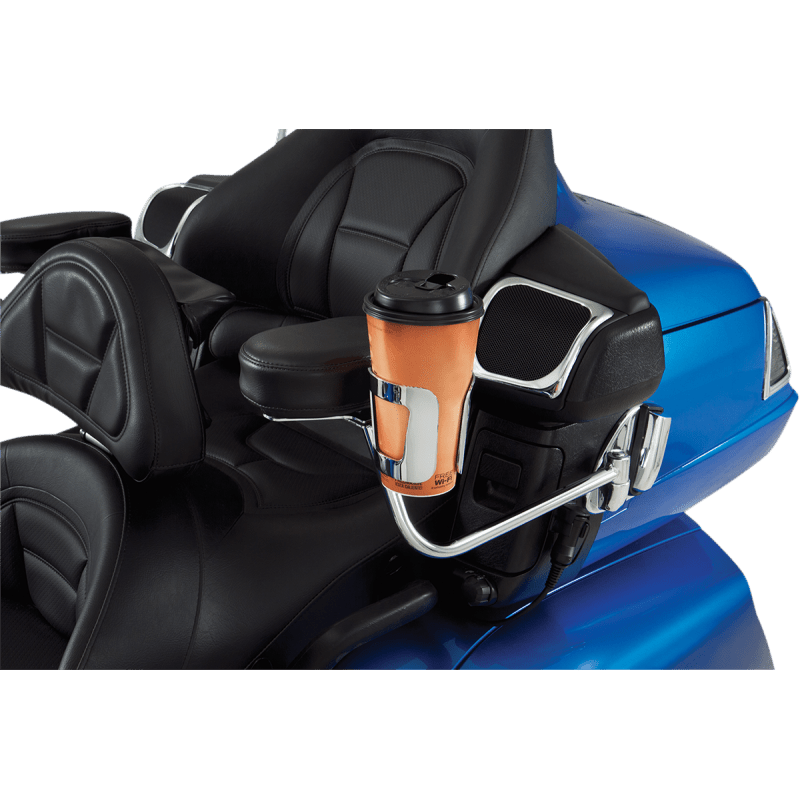 SHOW CHROME ARMREST BEVERAGE HOLDER KIT - Driven Powersports Inc.72537897453052 - 836