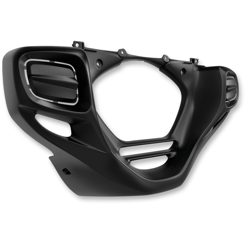 SHOW CHROME BLACK LOWER COWL RECTANGULAR - Driven Powersports Inc.72537897785252 - 908BK