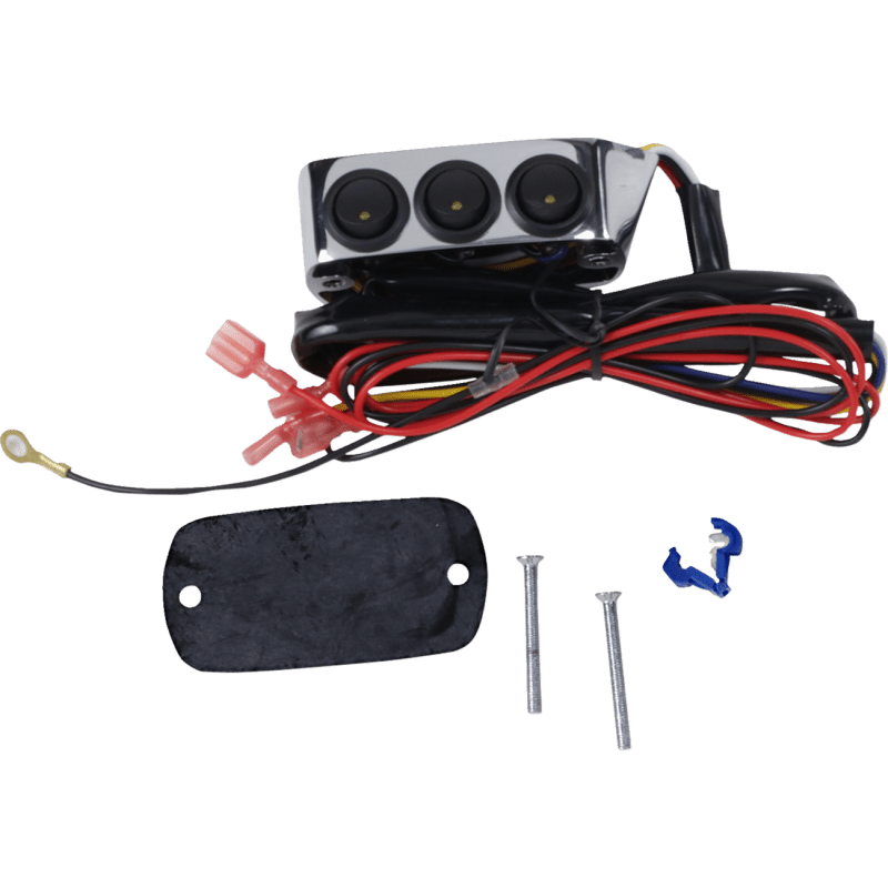 SHOW CHROME BRAKE SWITCH BLOCK ILLUM SET (52 - 605A) - DRIVEN Canada's Powersports 72537896053352 - 605A