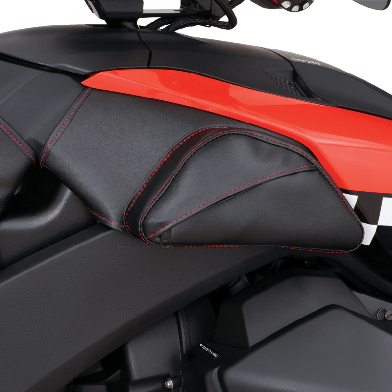 SHOW CHROME DUAL SIDE TANK POUCH BALLISTIC W/STITCH RYKER PR - DRIVEN Canada's Powersports H40 - 401CRED