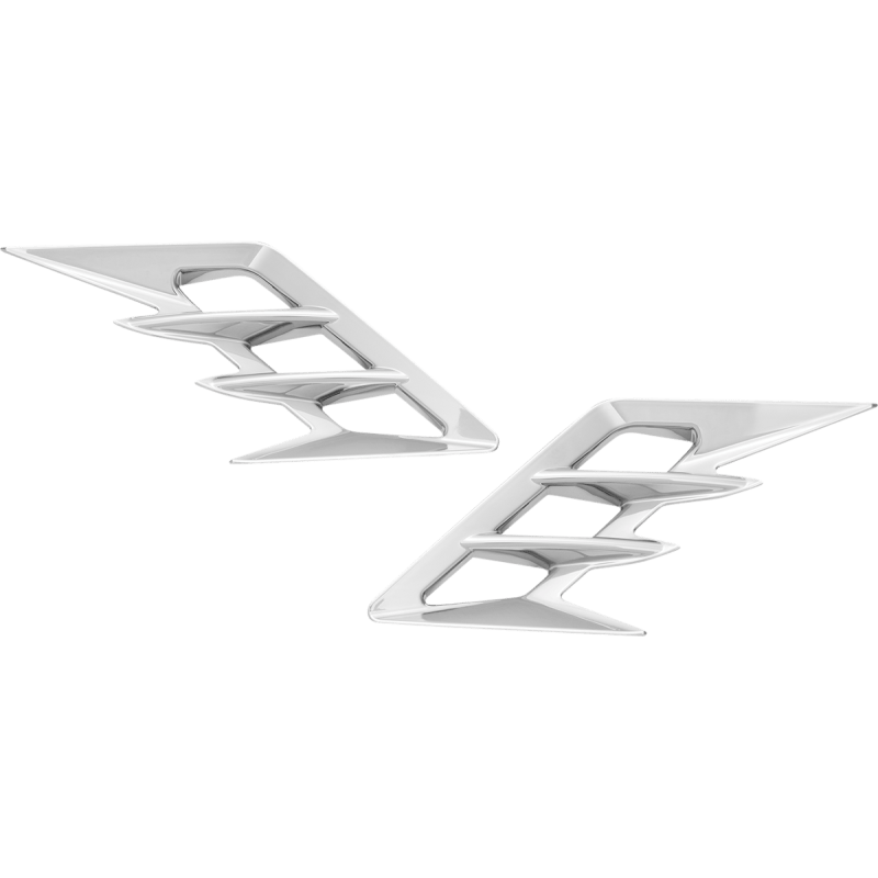 SHOW CHROME FRONT FENDER VENT ACCENT PR - Driven Powersports Inc.72537898035752 - 959