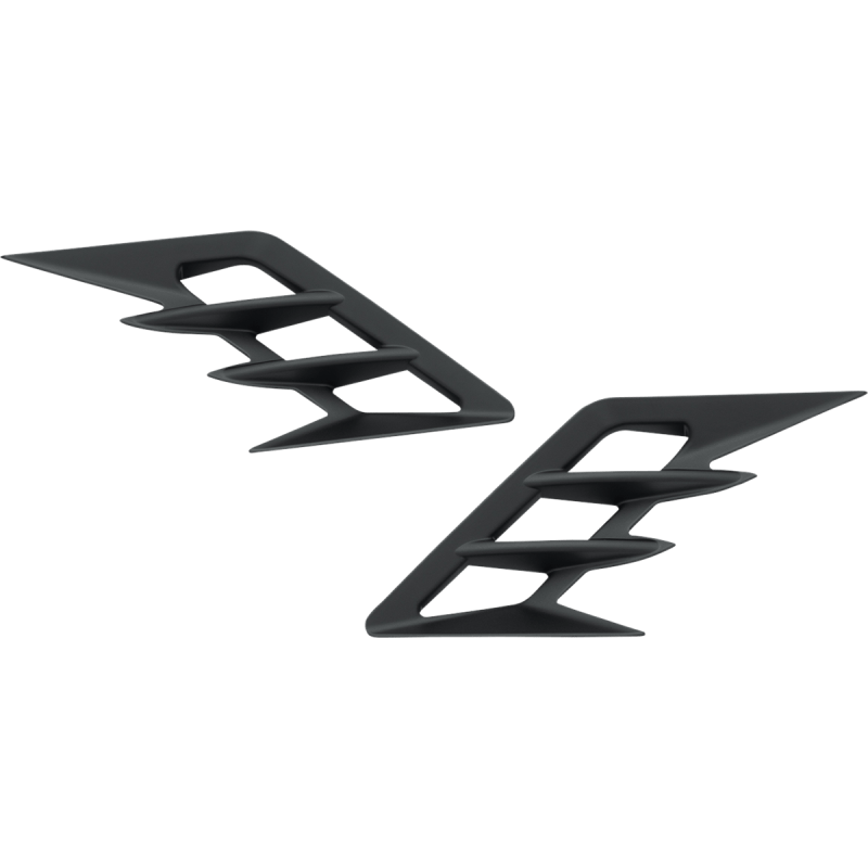 SHOW CHROME FRONT FENDER VENT ACCENT PR - Driven Powersports Inc.72537898036452 - 959BK