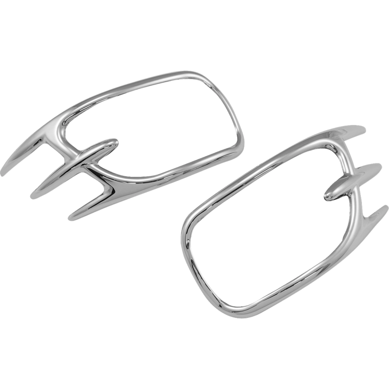SHOW CHROME MIRROR BACK ACCENT GRILLES PR (52 - 628) - DRIVEN Canada's Powersports 72537894929352 - 628