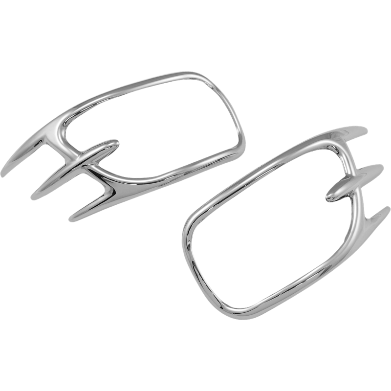 SHOW CHROME MIRROR BACK ACCENT GRILLES PR Front - Driven Powersports