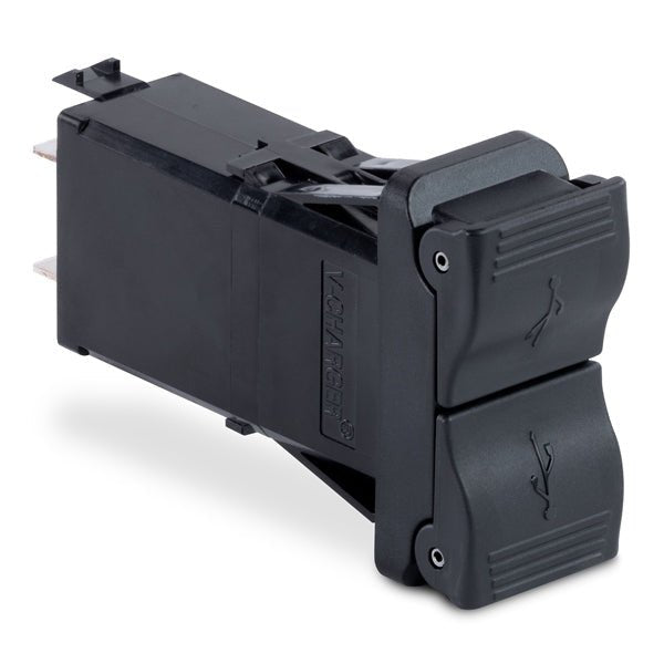 Sierra Dual Port USB 2.0 Charger, Curved Door - DRIVEN Canada's Powersports 808282380595AP10010