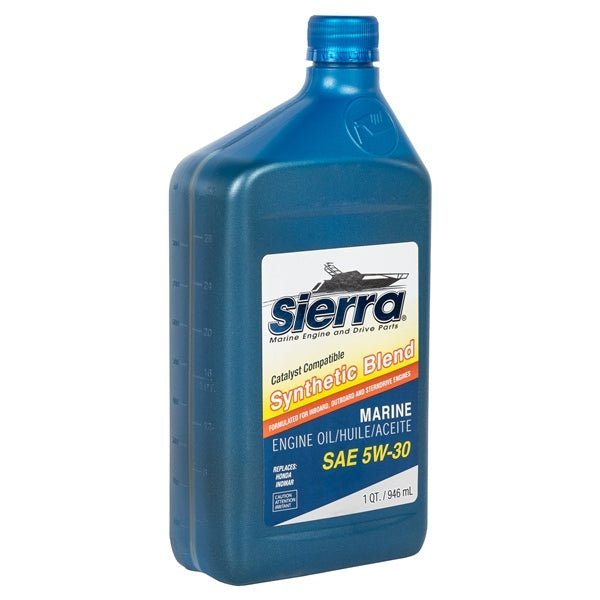 Sierra Engine Oil 5W - 30 Semi - Synthetic 946ml (18 - 9555 - 2) - DRIVEN Canada's Powersports 80828237587418-9555-2
