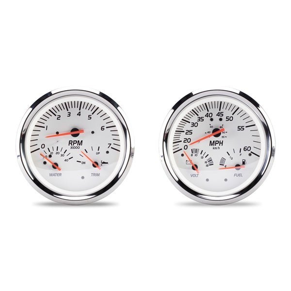 Sierra White Series Multi - Function Gauge Kit - DRIVEN Canada's Powersports 80828237859221000P