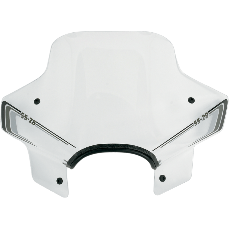 SLIPSTREAMER CLEAR SPORT FAIRING C/W 7/8&1" HARDWARE - Driven Powersports Inc.SS - 28 - C - MSS - 28 - C