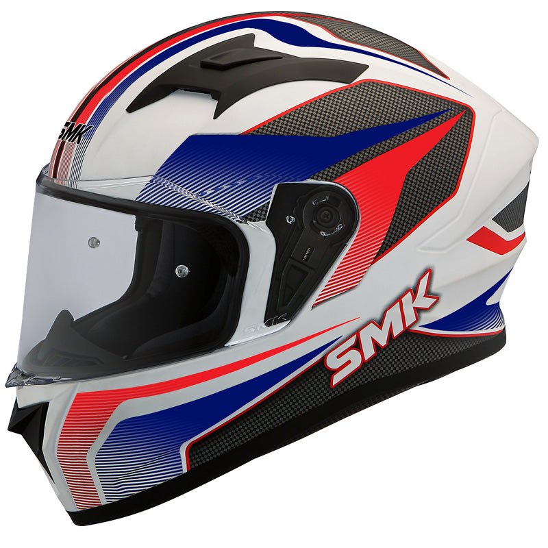 SMK HELMETS STELLAR HELMET DYNAMO BLACK/WHITE/GREY (MATTE) (XS) - DRIVEN Canada's Powersports 89026134256401000031632