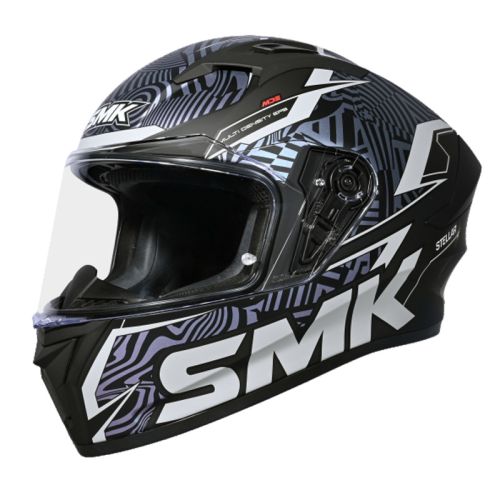 SMK Stellar Helmet Fury Black/Grey/Grey (Matte) (XL) - DRIVEN Canada's Powersports 89092270107506402645