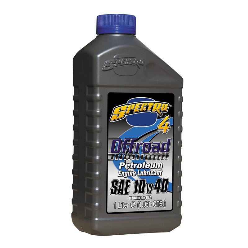 SPECTRO MINERAL 4 OFF ROAD 4T ENGINE OIL 10W40 (1L) (310256) - DRIVEN Canada's Powersports 831556000929310256