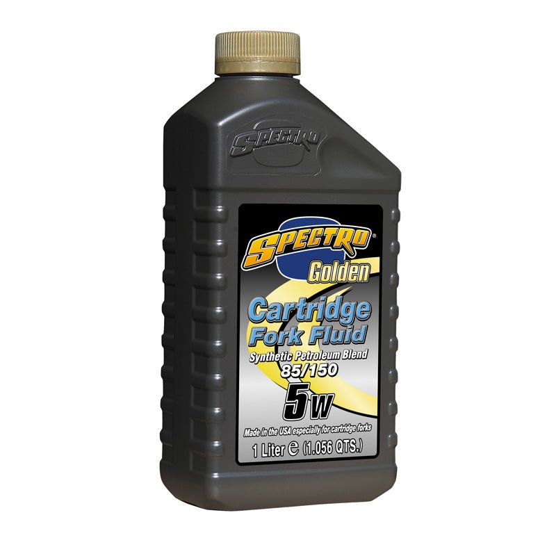 SPECTRO SEMI - SYNTHETIC GOLDEN CARTRIDGE FORK FLUID 5W (85/150) (1L) (310250) - DRIVEN Canada's Powersports 831556000325310250