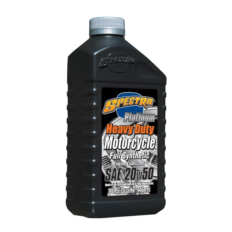 SPECTRO SYNTHETIC HEAVY DUTY PLATINUM 4T ENGINE OIL 20W50 (1L) (310314) - DRIVEN Canada's Powersports 831556001483310314