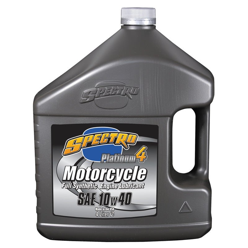 SPECTRO SYNTHETIC PLATINUM 4 4T ENGINE OIL 10W40 (4L) (310352) - DRIVEN Canada's Powersports 831556001049310352