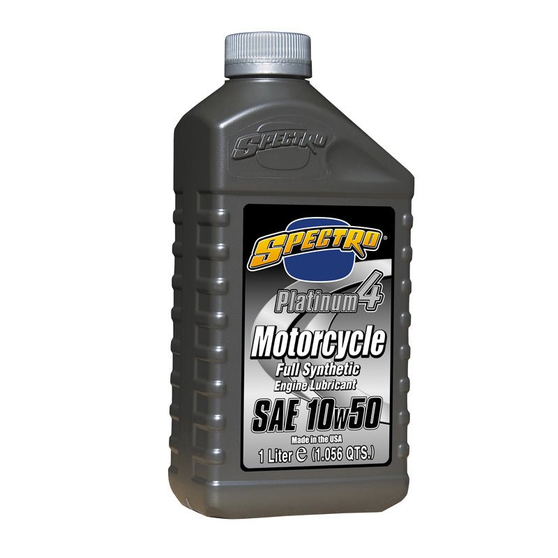 SPECTRO SYNTHETIC PLATINUM 4 4T ENGINE OIL 10W50 (1L) (310282) - DRIVEN Canada's Powersports 831556000547310282