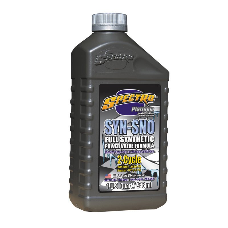 SPECTRO SYNTHETIC PLATINUM SYN - SNO 2T ENGINE OIL (1L) (310332) - DRIVEN Canada's Powersports 831556000646310332