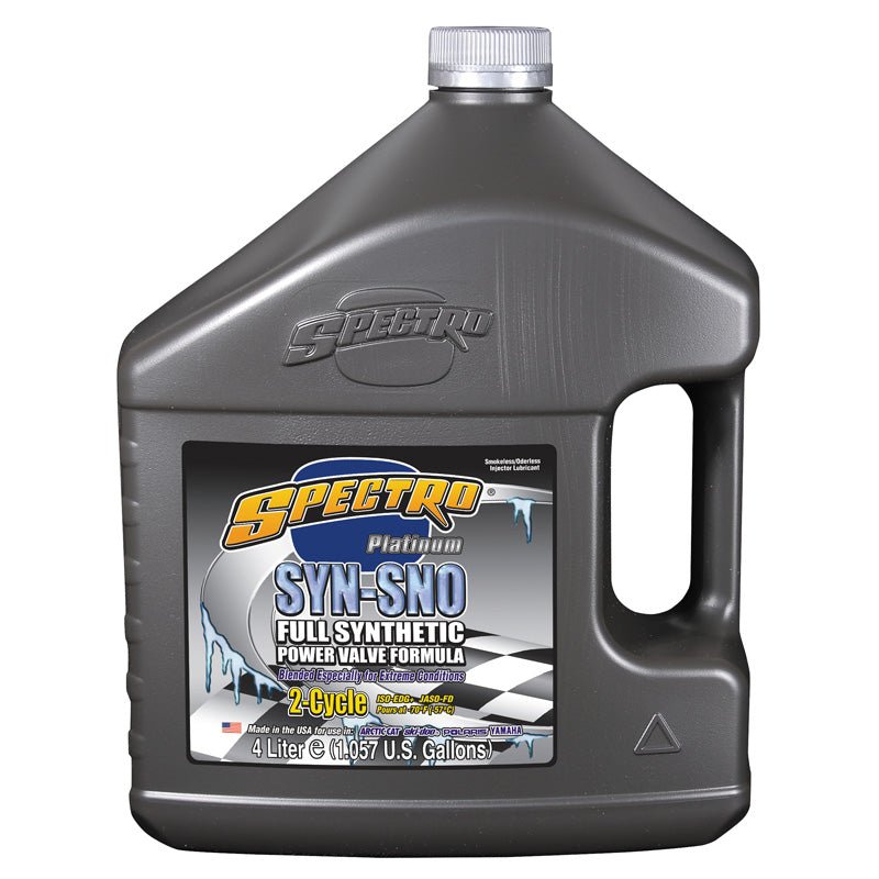 SPECTRO SYNTHETIC PLATINUM SYN - SNO 2T ENGINE OIL (4L) (310343) - DRIVEN Canada's Powersports 831556000363310343