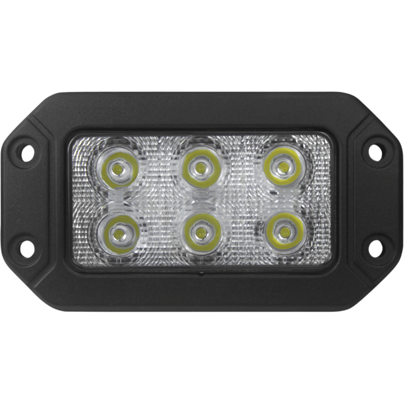SPEED DEMON LED WORK LIGHT 18W 618S FLOOD FLUSH MOUNT (10 - 20165) - DRIVEN Canada's Powersports 10 - 20165