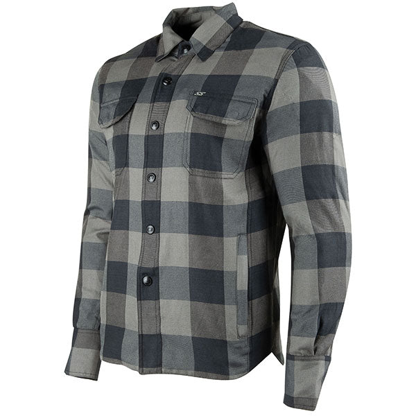 S&S MEN'S TRUE GRIT ARMOURED/REINFORCED MOTO SHIRT - Driven Powersports Inc.4 - 615209