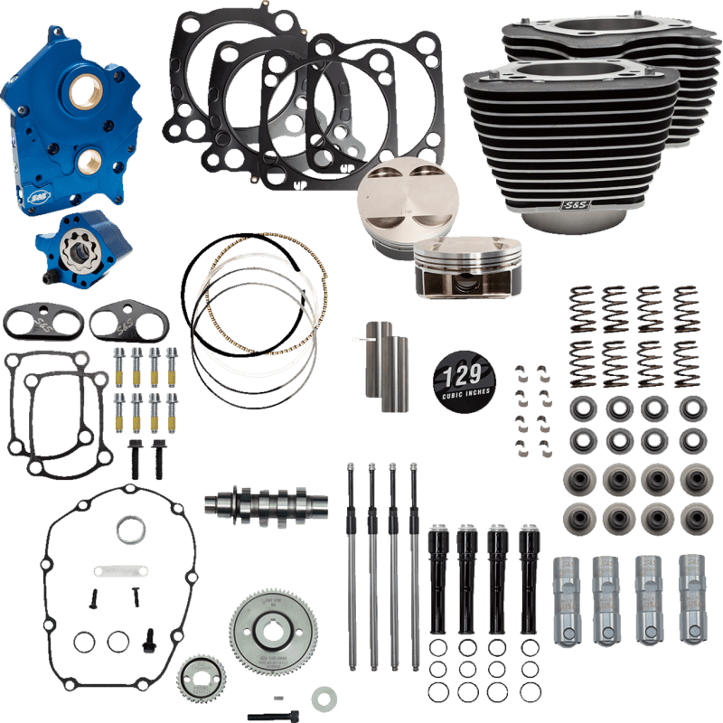 S&S CYCLE 129” W/HIGHLIGHT (OIL/GEAR/BLACK) - DRIVEN Canada's Powersports 310 - 1227