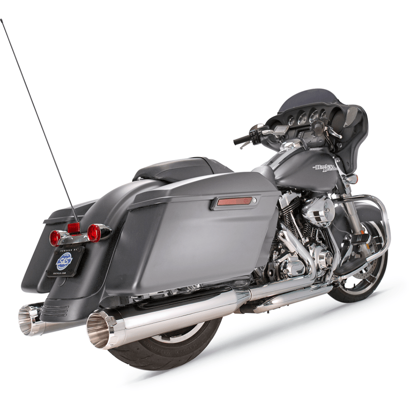 S&S CYCLE 17 - 19 4.5" MK45 FLHT MUFF W/THRUST E CAP - DRIVEN Canada's Powersports 550 - 0666