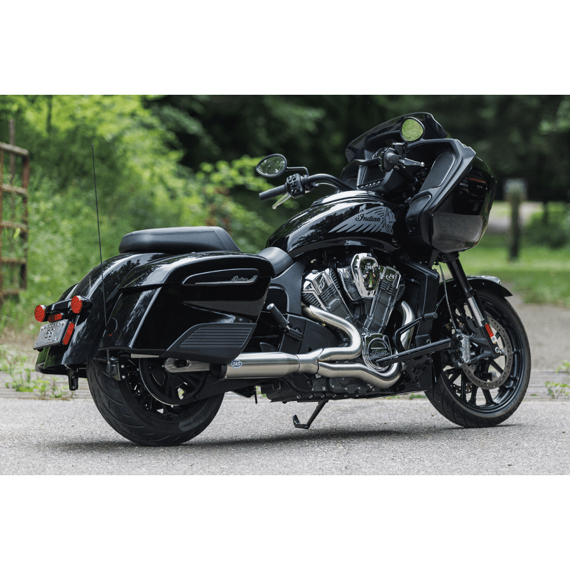 S&S CYCLE 2 - INTO - 1 QUALIFIER EXHAUST SYSTEM BRUSHED STAINLESS STEEL (550 - 1083) - DRIVEN Canada's Powersports 550 - 1083