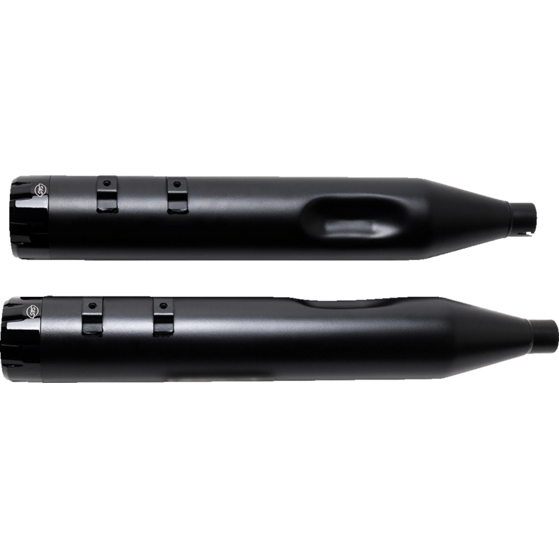 S&S CYCLE 95 - 16 FLHT MUFFLERS 4.5" BLK/B.THRST - Driven Powersports Inc.550 - 0621