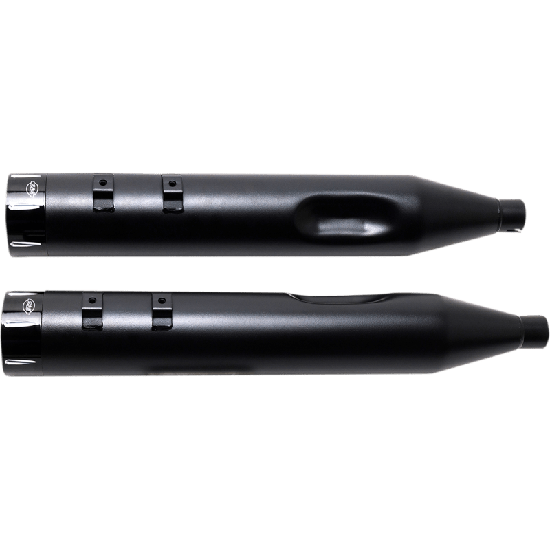 S&S CYCLE 95 - 16 FLHT MUFFLERS 4.5" BLK/B.TRACR - Driven Powersports Inc.550 - 0625