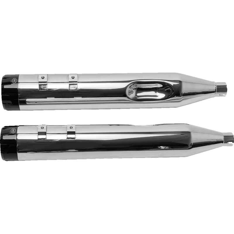 S&S CYCLE 95 - 16 FLHT MUFFLERS 4.5" CHR/B.THRST - Driven Powersports Inc.550 - 0619