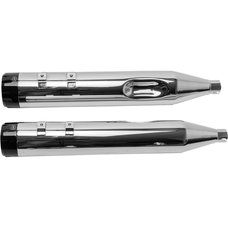 S&S CYCLE 95 - 16 FLHT MUFFLERS 4.5" CHR/B.THRST - Driven Powersports Inc.550 - 0619