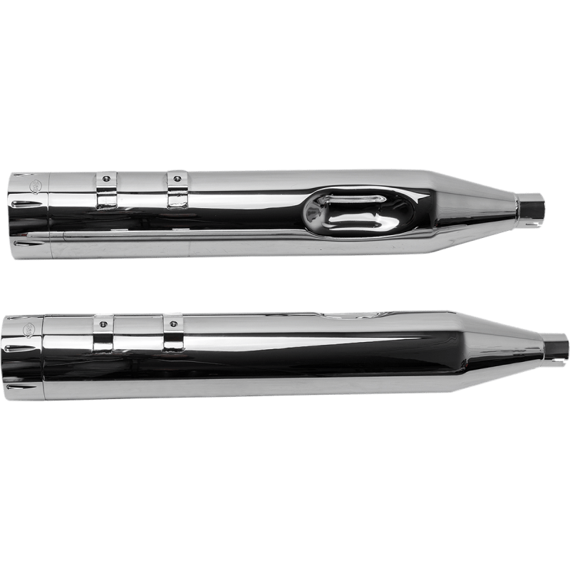 S&S CYCLE 95 - 16 FLHT MUFFLERS 4.5" CHR/TRACR - Driven Powersports Inc.550 - 0624