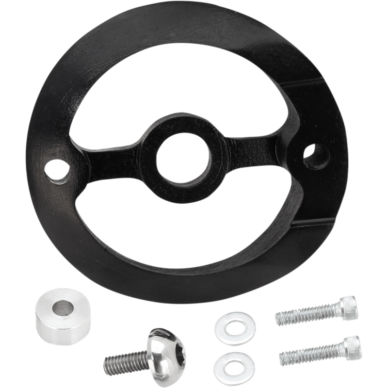 S&S CYCLE ADAPTER,BACKPLATE,S&S STEALTH AIR CLEANER,FOR STOCK RUSHMORE - Driven Powersports Inc.170 - 0261