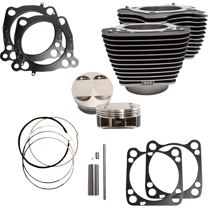 S&S CYCLE CYL,KT,4.25BORE,STK BOLT PATT,4.8,4.5"STRK,W/WBLK 17 - 19 M8 (910 - 0684) - DRIVEN Canada's Powersports 910 - 0684