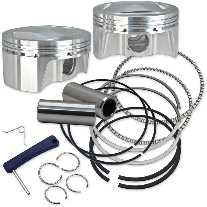 S&S CYCLE PISTON, SET, 3.937" X 4", STANDARD, 98", CP PISTONS, .927" - Driven Powersports Inc.920 - 0101