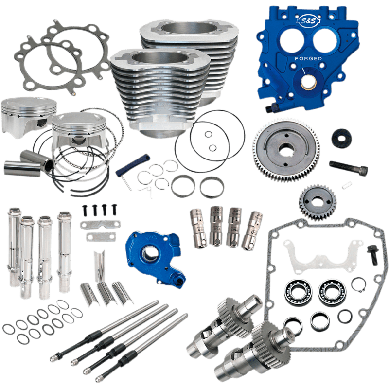 S&S CYCLE POWR PK, 4"BORE, BLK, 585CE, 99 - 06 EXC 06 DYNA (330 - 0663) - Driven Powersports Inc.330 - 0663