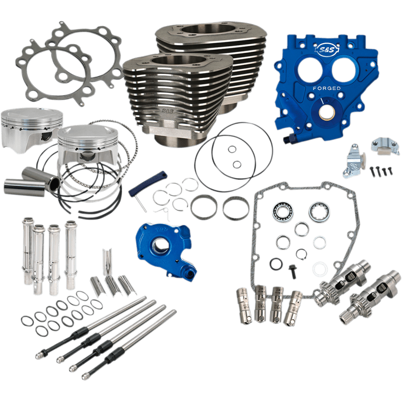 S&S Cycle Powr PK, 4"BORE, Blk, 585GE, 99 - 06 EXC 06 Dyna - DRIVEN Canada's Powersports 330-0664