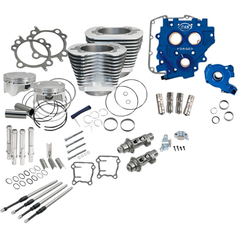 S&S Cycle Powr PK, 4"BORE, Silv, 585CE, 07 - 17 EXC 17 Touring - DRIVEN Canada's Powersports 330-0666