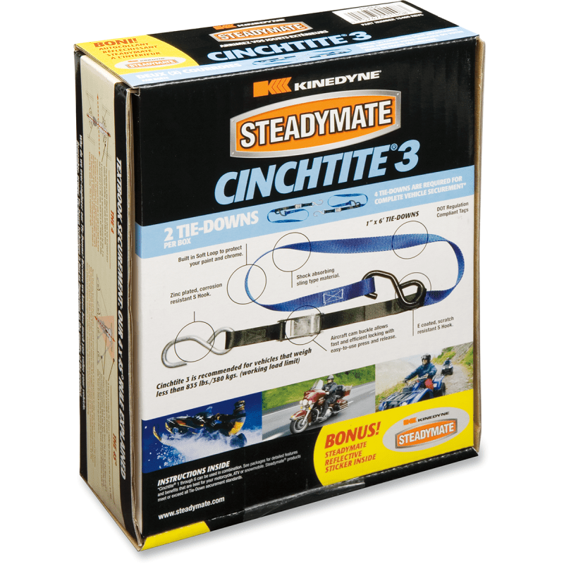 STEADYMATE CINCHTITE 3 835 LBS 2 PACK - Driven Powersports Inc.05247401408315466