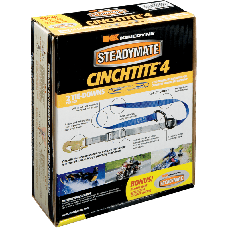 STEADYMATE CINCHTITE 4 835 LBS 2 PACK - Driven Powersports Inc.05247401409015468