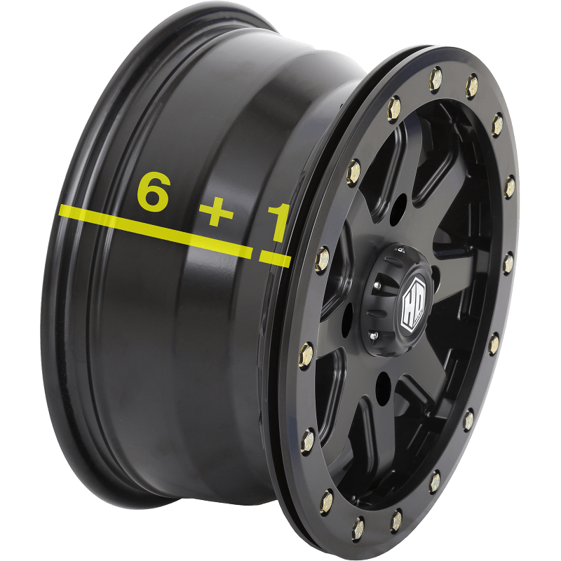 STI TIRE & WHEEL HD9 BEADLOCK 15X7 4/156 6+1 W1 - Driven Powersports Inc.15HB925