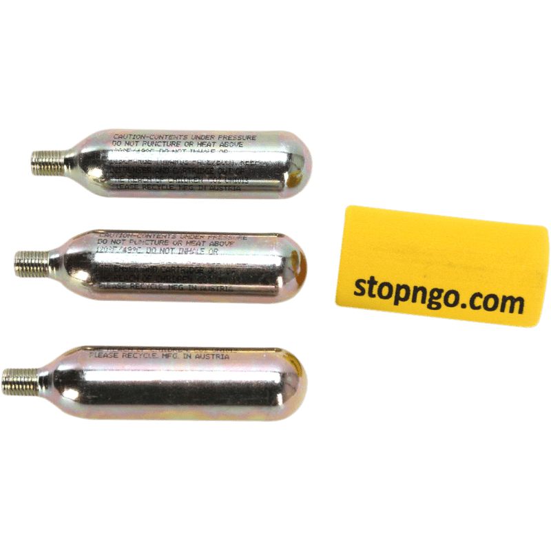 STOP & GO INTERNATIONAL CO2 REPL CANISTERS 16 OZ (1091) - Driven Powersports Inc.1091