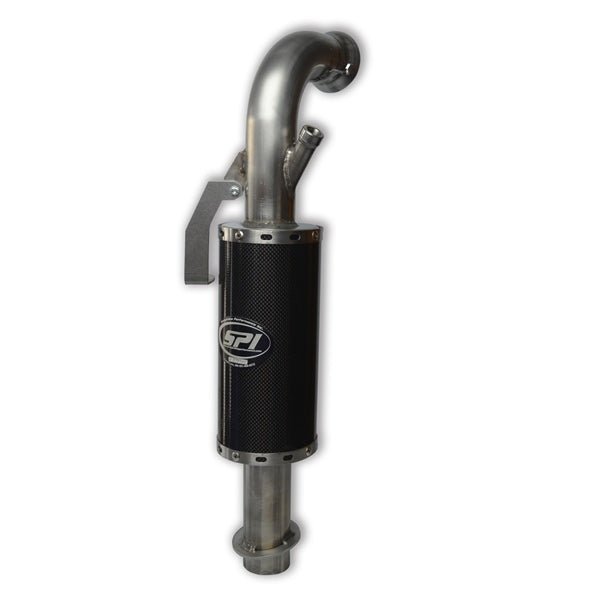 Straightline Performance Carbon Fiber Lightweight Muffler Full Stainless - DRIVEN Canada's Powersports 810080588356134-204